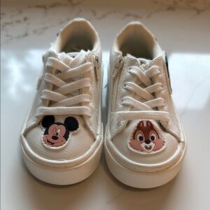 Disney White Sneakers with Mickey Mouse Design